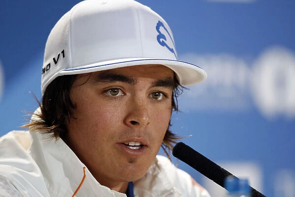 Rickie Fowler During The Media Interview