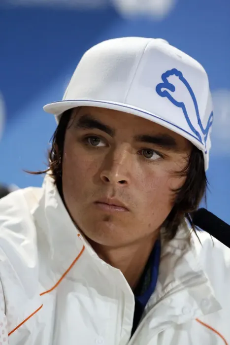 Framed Print : Rickie Fowler During The Media Interview
