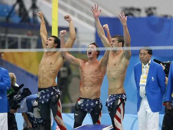 Ricky Berens, Ryan Lochte & Michael Phelps