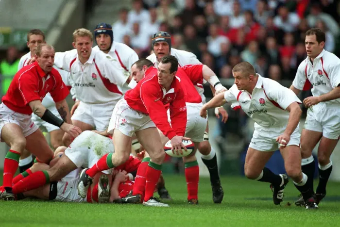 Framed Print : Rob Howley In Action Framed Print : Rob Howley In Action