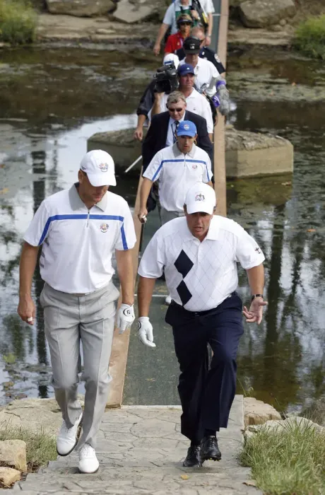 Framed Print : Robert Karlsson & Phil Mickelson Framed Print : Robert Karlsson & Phil Mickelson