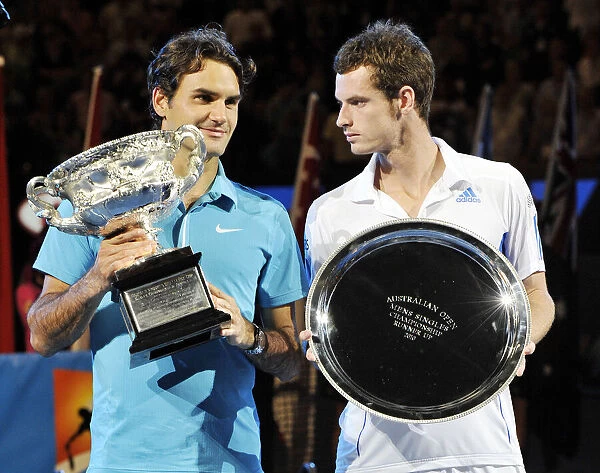 Roger Federer & Andy Murray At Presentation