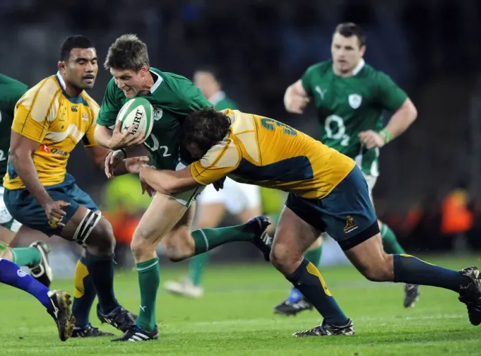 Framed Print : Ronan O Gara & Ben Alexander Framed Print : Ronan O Gara & Ben Alexander