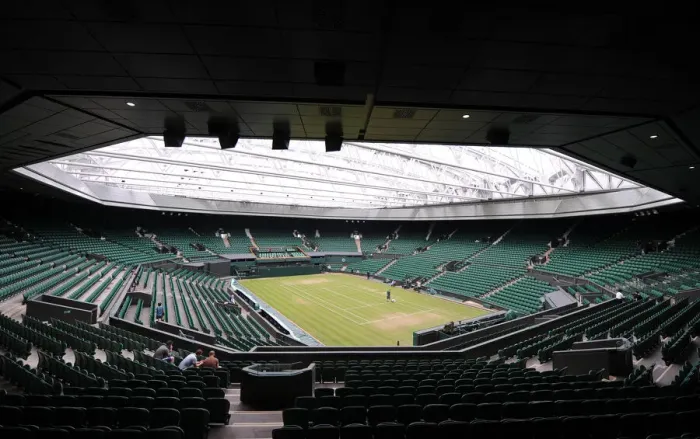 Framed Print : Roof Over Centre Court Framed Print : Roof Over Centre Court