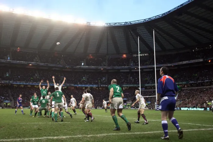 Framed Print : Rory Best Throws Into Line Out Framed Print : Rory Best Throws Into Line Out