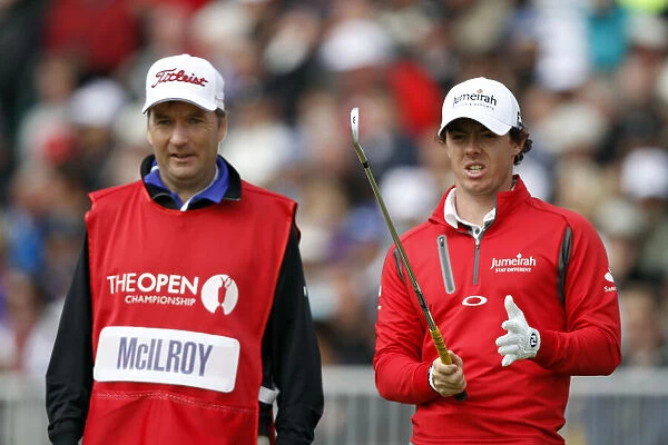 Rory Mcilroy With Caddy