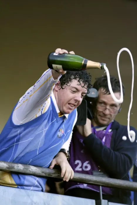 Framed Print : Rory Mcilroy Celebrates Framed Print : Rory Mcilroy Celebrates