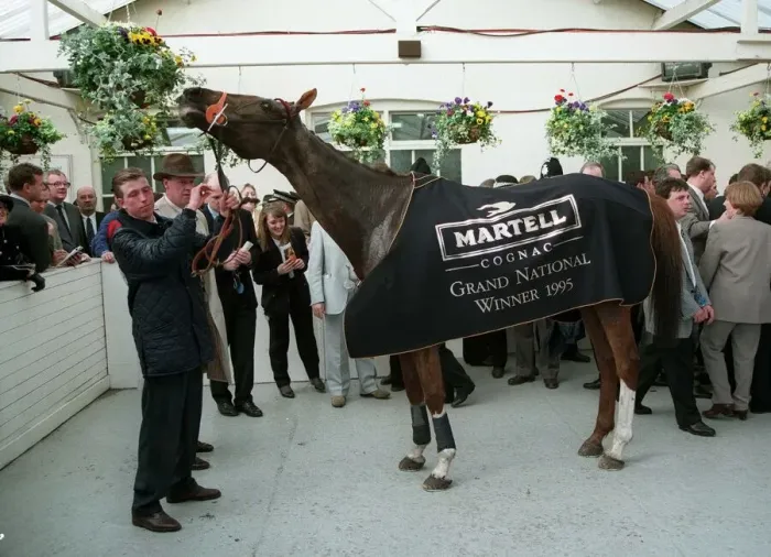 Framed Print : Royal Athlete Nibbles Aintree Framed Print : Royal Athlete Nibbles Aintree