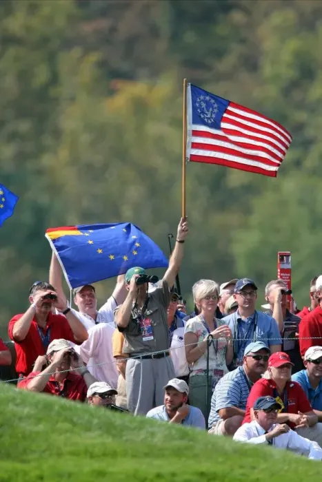 Framed Print : Ryder Cup Fans Framed Print : Ryder Cup Fans