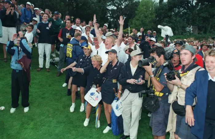 Framed Print : Ryder Cup Players & Wives Framed Print : Ryder Cup Players & Wives
