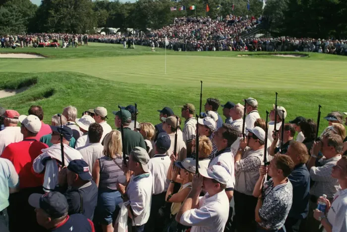 Framed Print : Ryder Cup Spectators Framed Print : Ryder Cup Spectators