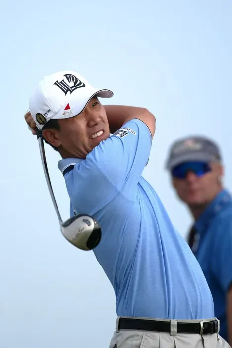 Framed Print : S K Ho Korea Open Championship Golf The Open, Royal St.George S Framed Print : S K Ho Korea Open Championship Golf The Open, Royal St.George S