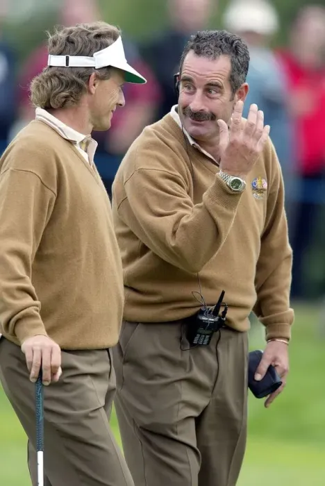 Framed Print : Sam Torrance & Bernhard Langer Framed Print : Sam Torrance & Bernhard Langer