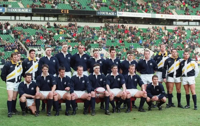 Framed Print : Scotland Team Line Up Framed Print : Scotland Team Line Up