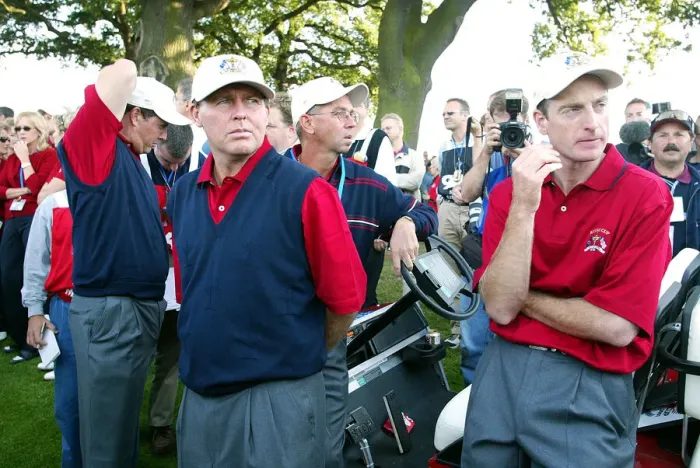 Framed Print : Scott Hoch & Jim Furyk