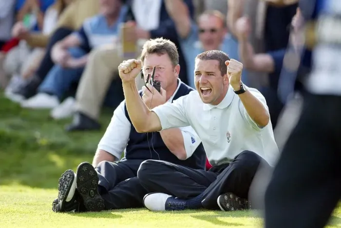 Framed Print : Sergio Garcia & Ian Woosnam Framed Print : Sergio Garcia & Ian Woosnam