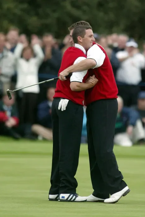 Framed Print : Sergio Garcia & Lee Westwood Framed Print : Sergio Garcia & Lee Westwood