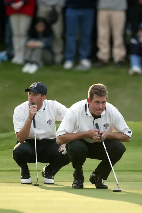 Framed Print : Sergio Garcia & Lee Westwood Framed Print : Sergio Garcia & Lee Westwood
