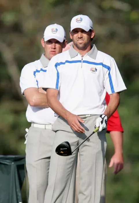 Framed Print : Sergio Garcia & Lee Westwood Framed Print : Sergio Garcia & Lee Westwood