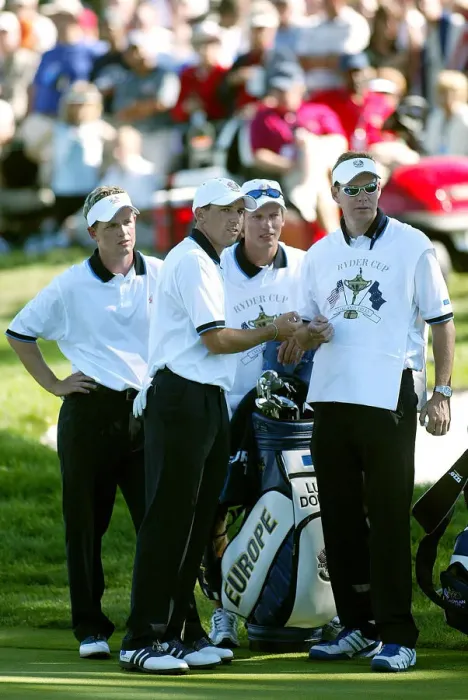 Framed Print : Sergio Garcia & Luke Donald Framed Print : Sergio Garcia & Luke Donald
