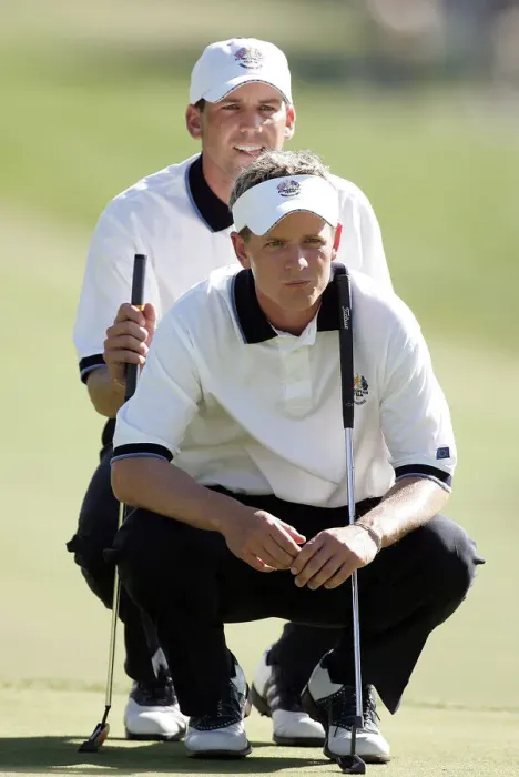 Framed Print : Sergio Garcia & Luke Donald Framed Print : Sergio Garcia & Luke Donald