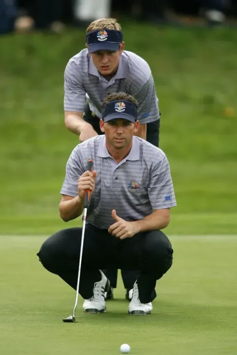 Framed Print : Sergio Garcia & Luke Donald Framed Print : Sergio Garcia & Luke Donald