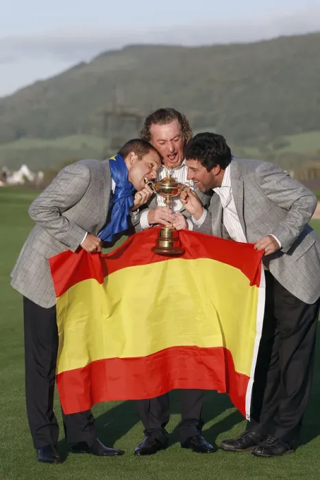 Framed Print : Sergio Garcia, Miguel Angel Jimenez & Jose Maria Olazabal Framed Print : Sergio Garcia, Miguel Angel Jimenez & Jose Maria Olazabal