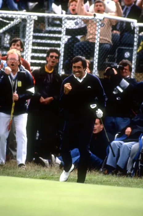 Framed Print : Seve Ballesteros On 18th Green Framed Print : Seve Ballesteros On 18th Green