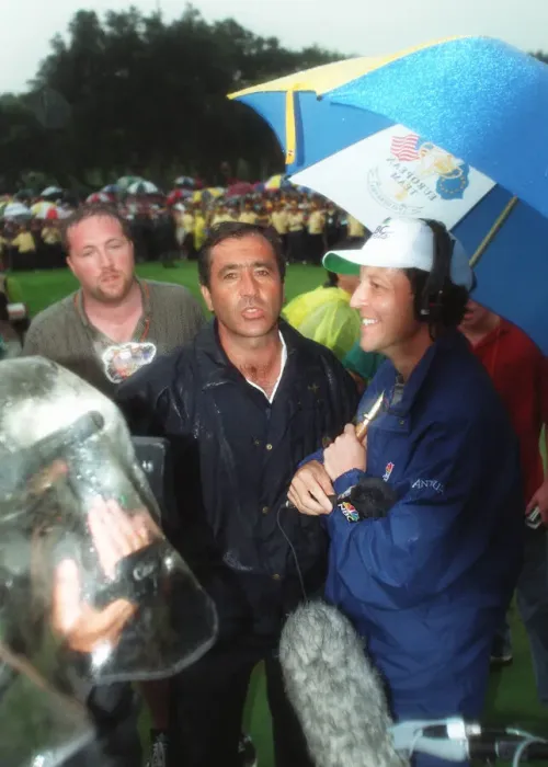 Framed Print : Seve Ballesteros Interview Framed Print : Seve Ballesteros Interview