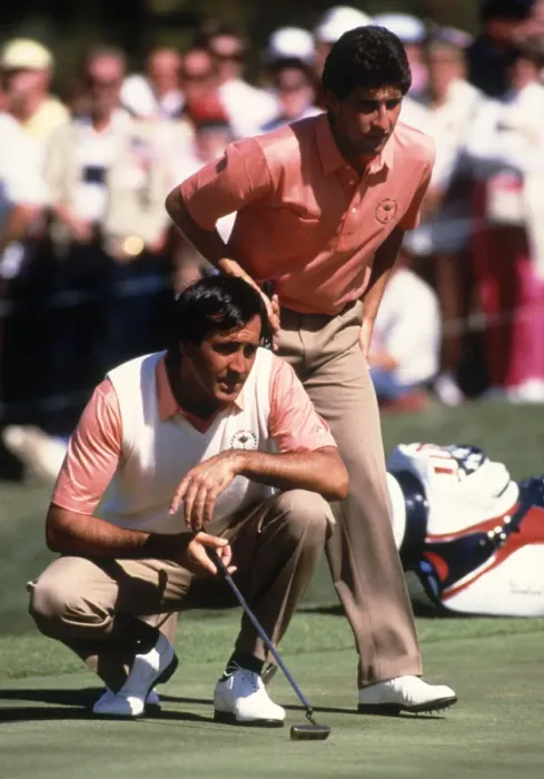 Framed Print : Seve Ballesteros & Jose-Maria Olazabal Framed Print : Seve Ballesteros & Jose-Maria Olazabal