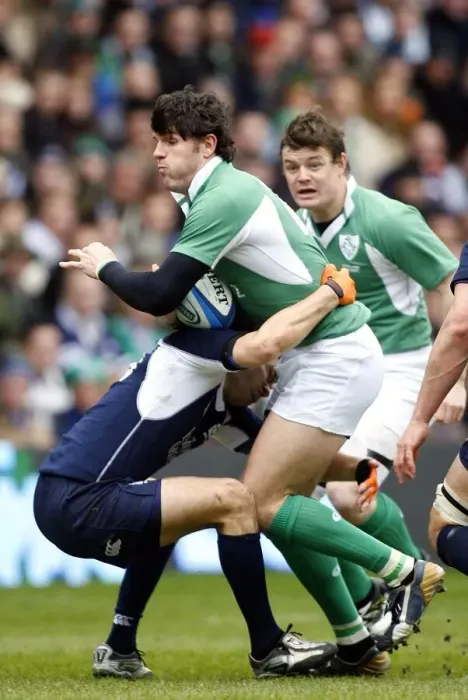 Framed Print : Shane Horgan Breaks Through Framed Print : Shane Horgan Breaks Through