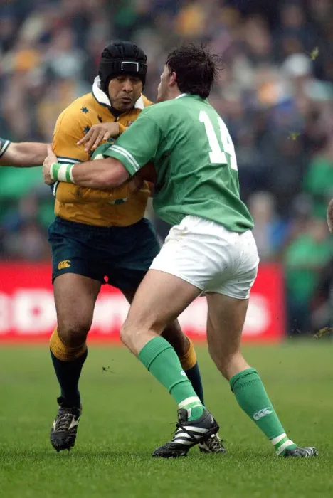 Framed Print : Shane Horgan & Toutai Kefu Framed Print : Shane Horgan & Toutai Kefu