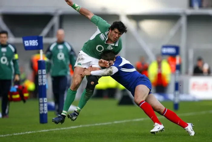 Framed Print : Shane Horgan & Vincent Clerc Framed Print : Shane Horgan & Vincent Clerc