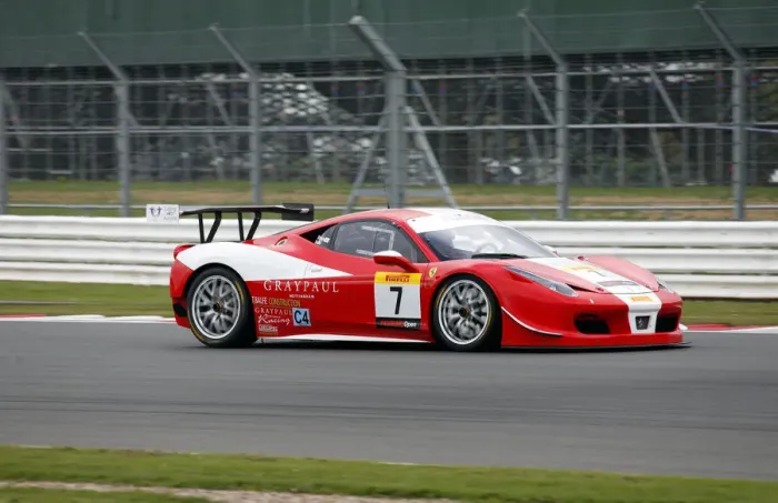 Framed Print : Shaun Balfe & 458 Challenge