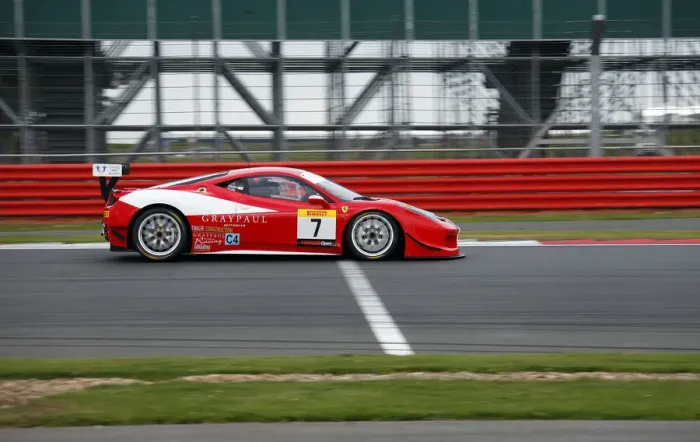 Framed Print : Shaun Balfe & 458 Challenge