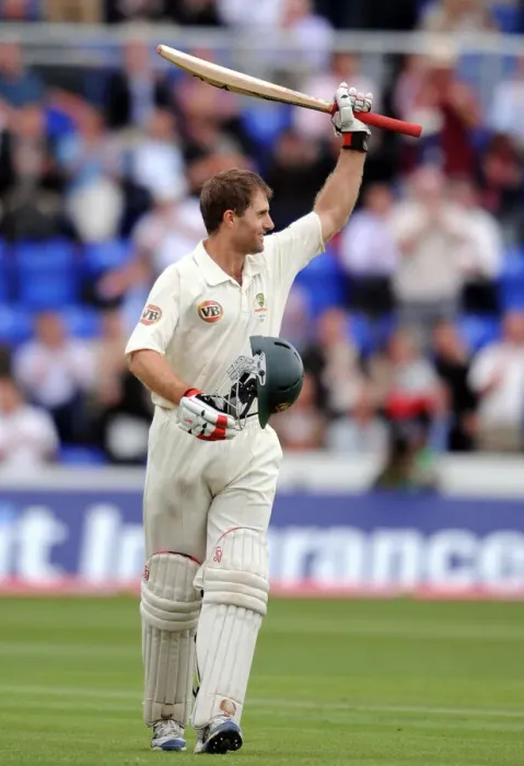 Framed Print : Simon Katich Celebrtates 100 Framed Print : Simon Katich Celebrtates 100