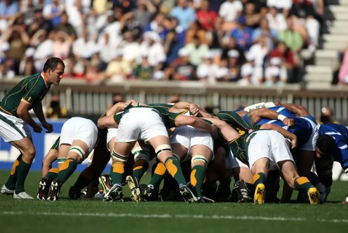 Framed Print : South Africa Scrum Framed Print : South Africa Scrum