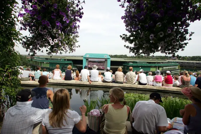 Framed Print : Spectators Watch Big Screen Framed Print : Spectators Watch Big Screen