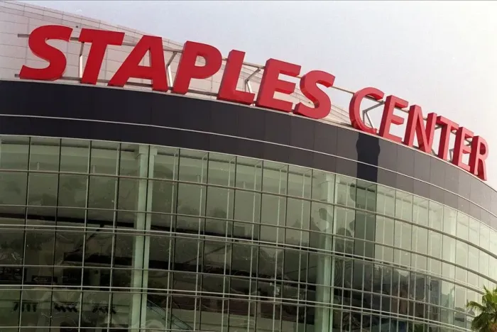 Framed Print : Staples Center Sports Arena