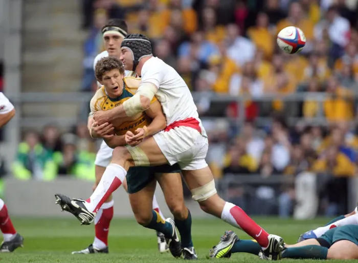 Framed Print : Steve Borthwick & Luke Burgess