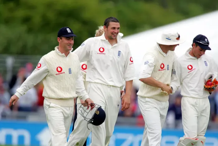 Framed Print : Steve Harmison & Graham Thorpe Framed Print : Steve Harmison & Graham Thorpe