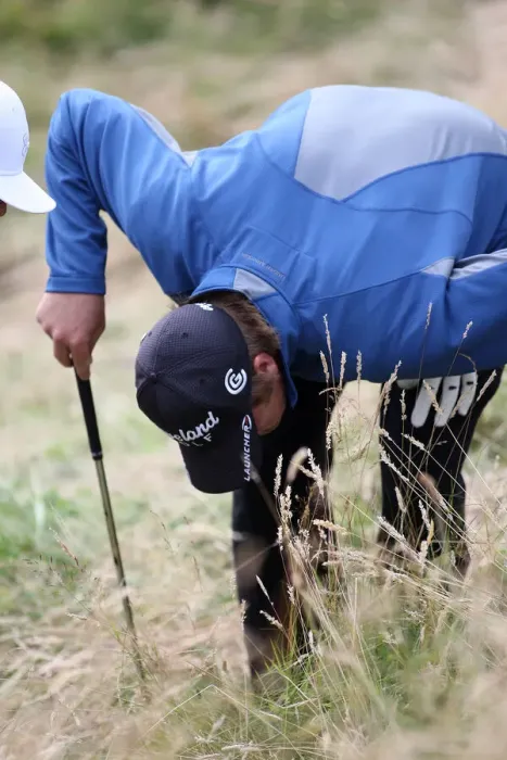 Framed Print : Steve Marino Looks For His Ball On 15th