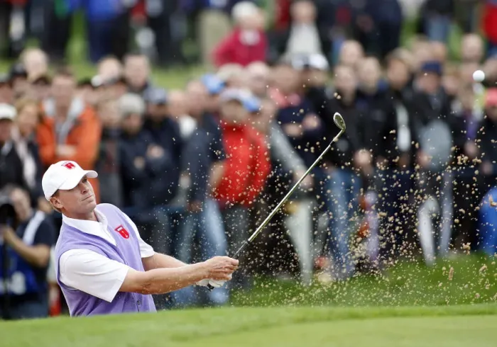 Framed Print : Steve Stricker On The 10th Framed Print : Steve Stricker On The 10th