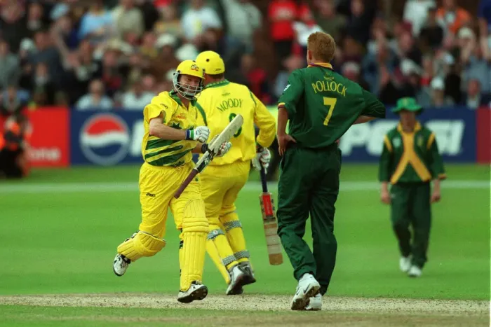 Framed Print : Steve Waugh Celebrates Victory Framed Print : Steve Waugh Celebrates Victory