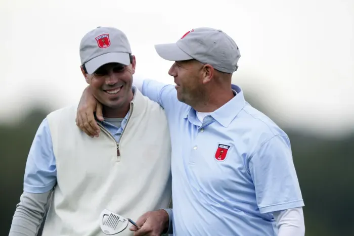 Framed Print : Stewart Cink & Matt Kuchar Framed Print : Stewart Cink & Matt Kuchar