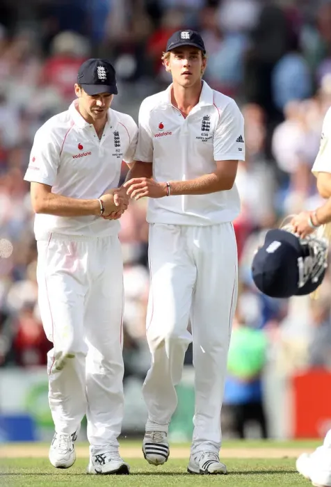 Framed Print : Stuart Broad & James Anderson Framed Print : Stuart Broad & James Anderson