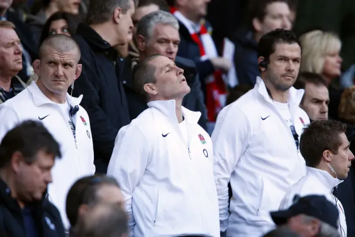 Framed Print : Stuart Lancaster, Graeme Rowntree & Andy Farrell Framed Print : Stuart Lancaster, Graeme Rowntree & Andy Farrell