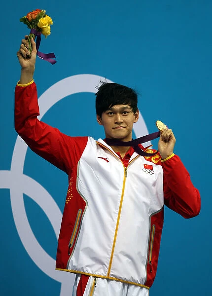 Sun Yang Wins Gold