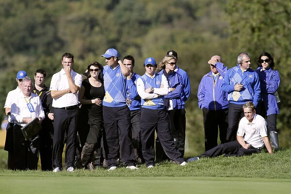 Tense Moments On The 15th Hole