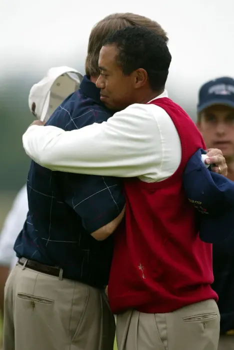 Framed Print : Tiger Woods & Davis Love Iii Framed Print : Tiger Woods & Davis Love Iii